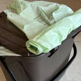Concerns over food waste bag quality. Pic credit: LDRS