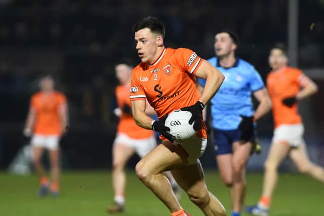 Tomas McCormack is one of a number of new faces who has impressed for Armagh in 2025. Pic: John Merry