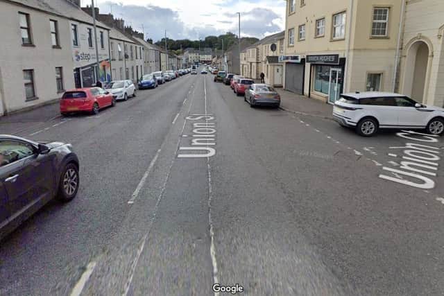 Union Street, Cookstown where the robbery took place on Thursday night.