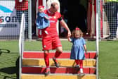 Ross Redman with daughters Rhea and Ruby.