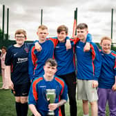Roddensvale School in Larne was victorious in the Year 8-10 and 11-plus age groups at the BDO NI Special Schools’ FA Cup tournament held in partnership with the Irish FA.