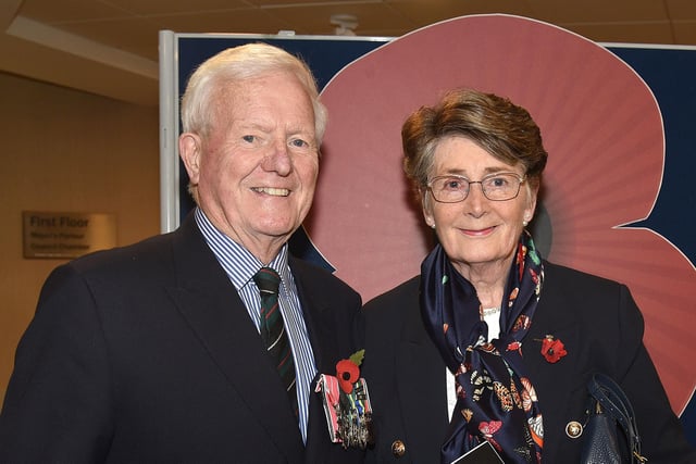 Col Arthur Reid and Mrs Eileen Reid from Portadown RBL. PT44-205.