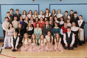 The cast from Cookstown High School's 'The Sound of Music'.