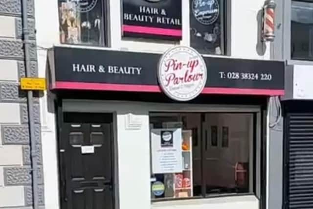 Pin Up Parlour in North St, Lurgan which is being forced to shut three days per week following firmus energy's announcement it is hiking up prices in the Ten Towns area by 56.3% from October
