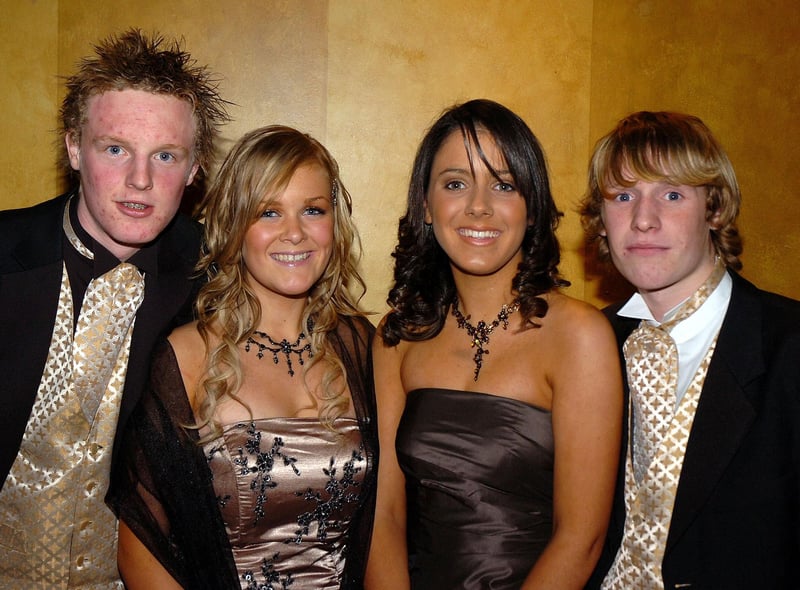 Dressed to impress at the Cookstown High School formal were David Thompson, Debra McKeown, Jayne McCammond and Craig Allen.