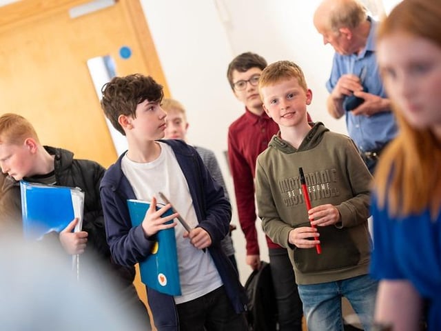 Young trad players from Jimmy O'Hara Comhaltas Ceoltóirí Éireann (Roe Valley)