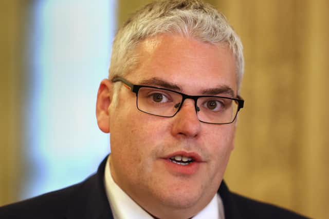 Gavin Robinson says the DUP will continue to challenge the decision of Sinn Fein infrastructure minister to proceed with Irish language signs at Grand Central Station in Belfast
