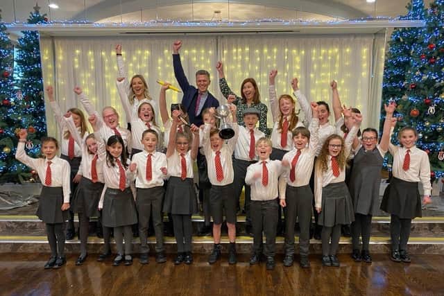 Last year's winning school in the Choral class, Ballydown Primary.