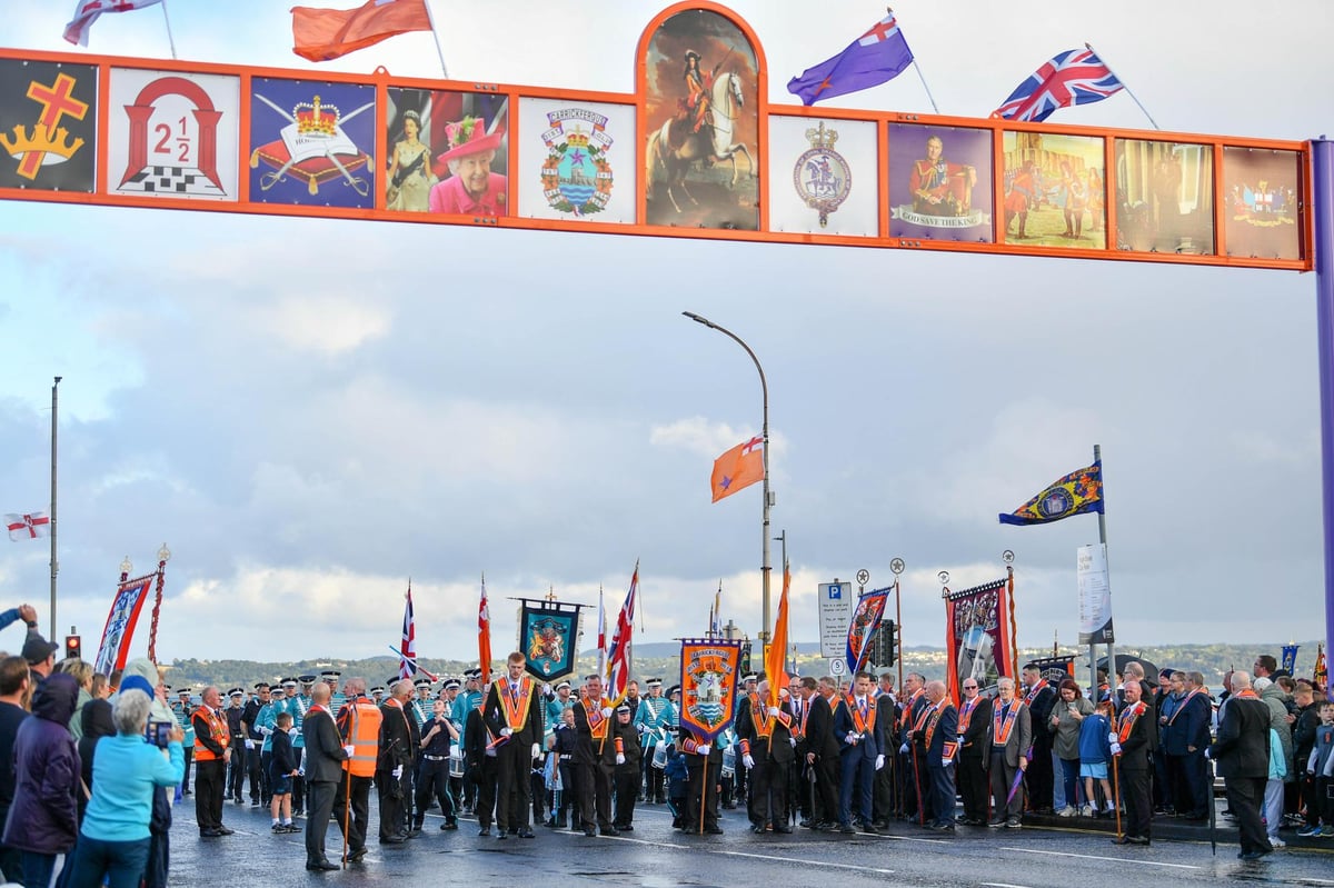 In pictures: Carrickfergus Somme parade marked by dedication of new Orange Order arch