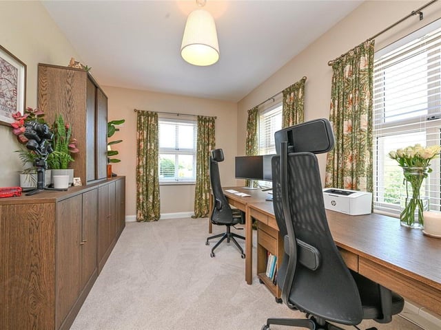 Bedroom/home office.