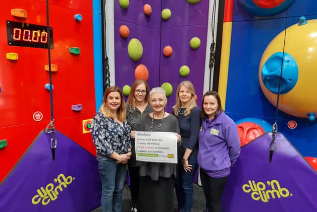 Employers For Childcare celebrates Social Enterprise Day at High Rise – (l-r) – Sandra Bolan, Claire Murphy, Marie Marin, Chief Executive, Aoife Hamilton and Catrina Walsh.