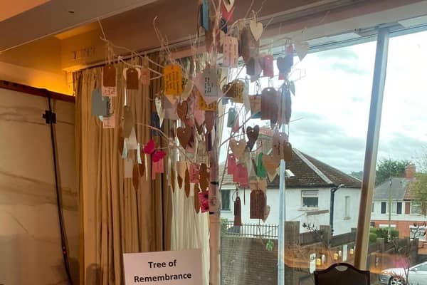 The annual Forget Me Not Group’s Service of Remembrance was held at the Stormont Hotel, the symbolic Tree of Remembrance holds the names of the babies and little ones who have died before or after birth. Pic credit: SEHSCT