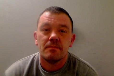 Police are appealing for information about Sean Tate, who is currently unlawfully at large. Picture: released by PSNI
