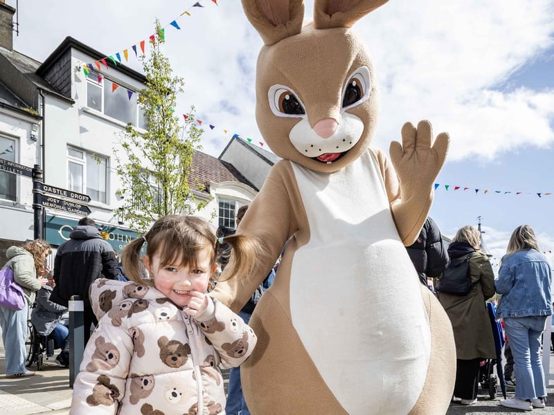 You never know who you might meet at Ballymoney Spring Fair. Pic Steven McAuley/McAuley Multimedia