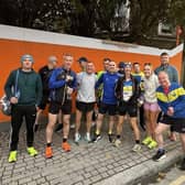 Newry City Runners at the Dublin City Marathon.