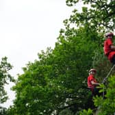 Take to new heights with an 80ft abseil down the spectacular O’Cahan’s Rock in Roe Valley Country Park in Limavady on Saturday 8th June for Air Ambulance NI.