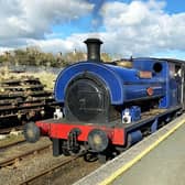 No. 3BG ‘Guinness’ during the steam train rides at Whitehead Railway Museum in March.  Photo: Joe Cassells
