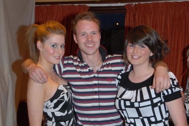 Holly Millar, Steven Graham and Roslyn Gray at the Larne Hockey Club event of 2007. LT17-337-PR