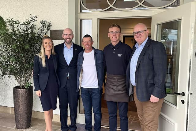 Rory McIlroy has praised the Dunluce Lodge in Portrush for its world class hospitality. CREDIT DUNLUCE LODGE