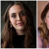 'Float' co-writers Kirby Thompson (left) from Larne, and Orla Graham, from south Belfast.  Photos: Kirby Thompson (L) and Kim Hardy