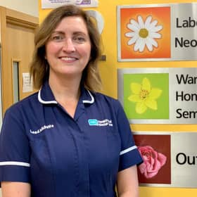 South Eastern Trust Lead Digital Midwife, Karen Gray. Pic credit: SEHSCT
