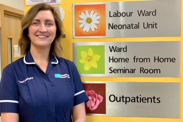 South Eastern Trust Lead Digital Midwife, Karen Gray. Pic credit: SEHSCT