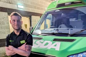 Asda Coleraine Night Shift Leader, David Sharkey, has been praised for saving an elderly man’s life after he found him lying on the pavement. CREDIT ASDA