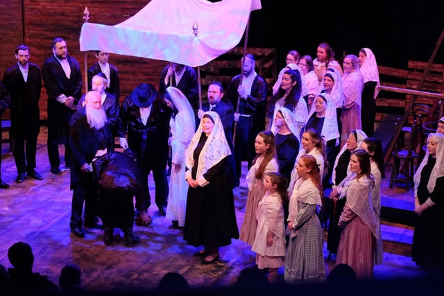One of the scenes from Ballywillan Drama Group's Fiddler on the Roof which runs in the Riverside Theatre in Coleraine until May 4.