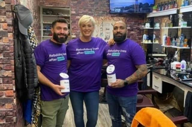 The team from Portrush Turkish Barbers who are fundraising for the Stroke Association. Credit GoFundMe