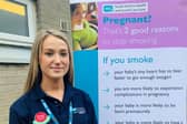 South Eastern Trust’s Health Improvement Midwife Emily Moss. Pic credit: SEHSCT