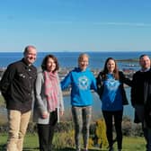 James and Ruth McIlroy (race directors), Catherina McKiernan, Jo Pavey, Ross Lazaroo-Hood and Sitki Gelmen (Clearer Water).
