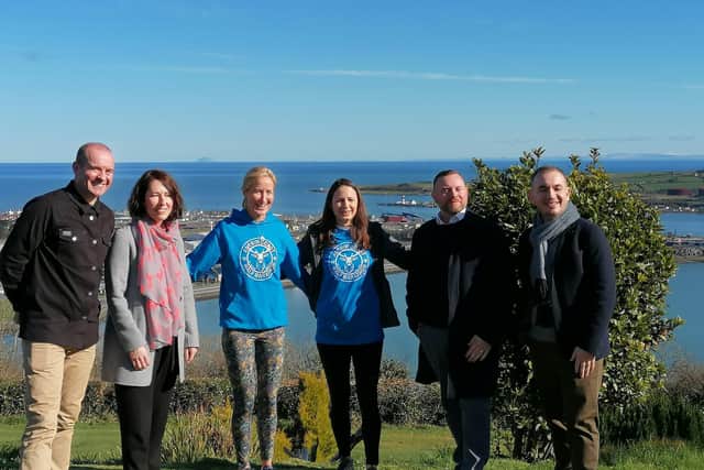 James and Ruth McIlroy (race directors), Catherina McKiernan, Jo Pavey, Ross Lazaroo-Hood and Sitki Gelmen (Clearer Water).