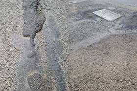 Pictured left is the road surface at Broad Street, on the right top of Fairhill | National World