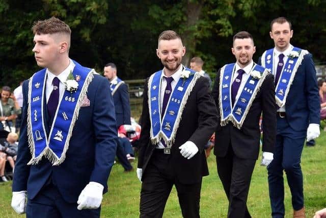 Stepping out in Armagh on the Twelfth Day 2022. Picture credit: Tony Hendron