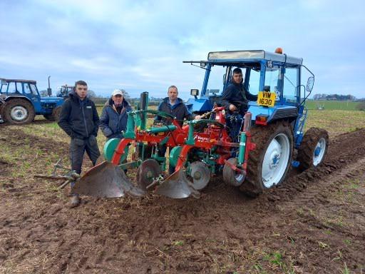 Pictured at Magherafelt Ploughing Society's annual ploughing match: Harry, Don, David and Jack Wright.