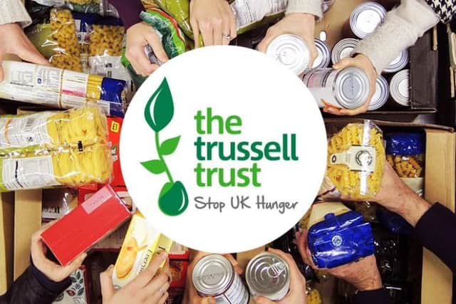 Donations can be made at Trussell Trust points in Asda, Tesco and Sainsbury's.
