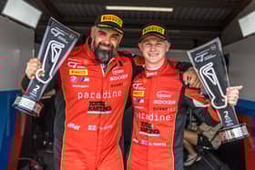 BMW M Motorsport works driver Daniel Harper and team-mate Darren Leung. Pic Credit: MRW Motorsport