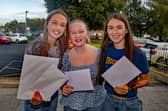 Portadown College students who received their GCSE results on Thursday.