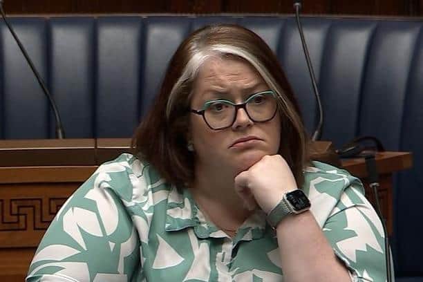 Paul Givan told Alliance MLA Sian Mulholland that his education reforms are evidence based and should be looked at "through the prism of some ideology".