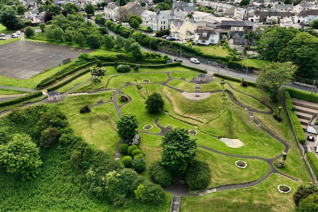Council says it is delighted to be forging ahead with a new toilet facility as part of improvements to Larne town parks.