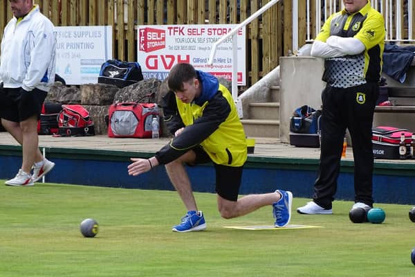 Dunbarton debutant Brogan McMillan – one of several rising stars at the Gilford club.