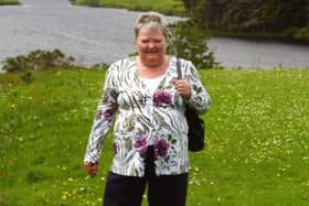 Sandra before her weight loss. Pic credit: Unislim