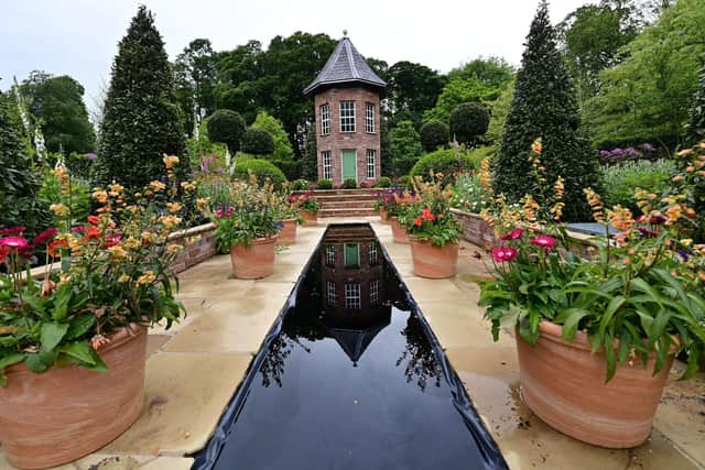 Platinum Jubilee Clockwork Garden at Antrim Castle Gardens.