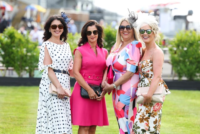 Pauline Hillen, Katrina O’Mahoney, Ciara Callan and Nichola Hutcheon pictured at Down Royal.