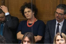 SDLP leader Colum Eastwood and south Belfast MP Claire Hanna sit on with Labour MPs in Westminster, rather than on the opposition benches with the other Northern Ireland MPs.
