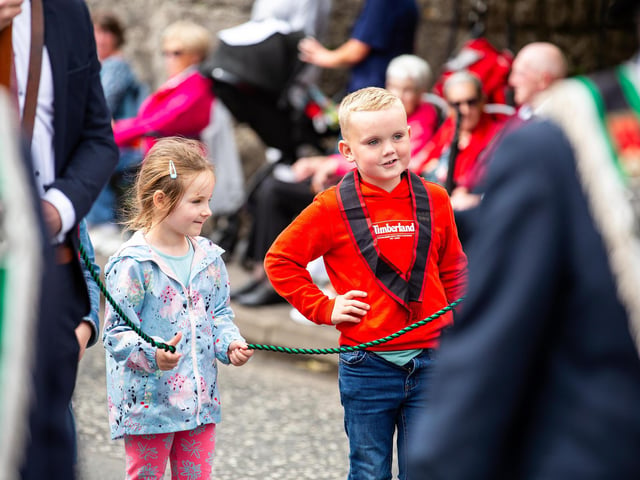 Enjoying their day in Loughgall.