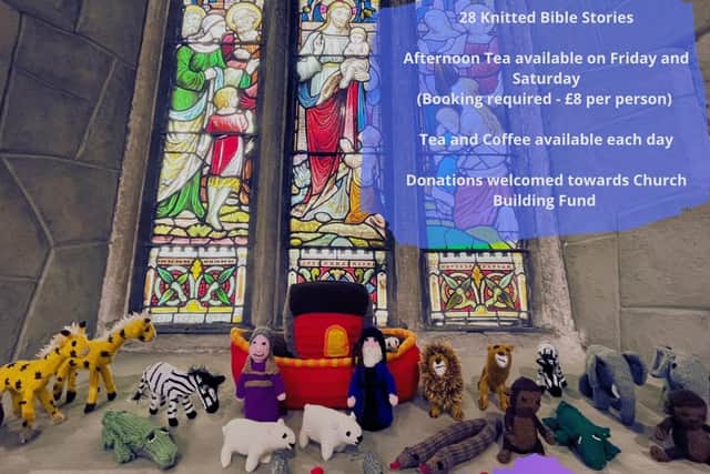 The Knitted Journey Through the Bible will be running next month at the church.  Photo courtesy of St Nicholas' Church Office