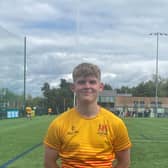 Tom McAllister captained Ulster U19 Vs Irish Qualified. (Contributed).