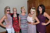 Donna Wilson, Sarah Wright, Kery Hunter, Ciara Loade and Karen McClean modelling at the Catwalk Spectacular for Roddensvale School held in 2013