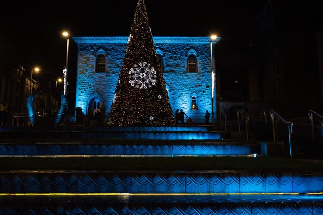 Ranfurly House in Dungannon at Christmas.